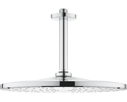 Ensemble pommeau de douche GROHE Rainshower Mono 310 26559000 Ø 31 cm avec raccord au plafond 14,2 cm chromé