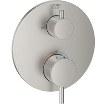 Robinet de douche avec thermostat GROHE Atrio supersteel mat 24138DC3-thumb-0