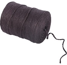 Fil de jute marron foncé 4 brins Ø 3,5 mm 280 m