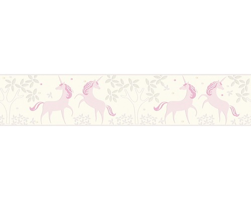 Frise 36990-3 Boys & Girls 6 licorne paillettes rose 5 m x 13 cm