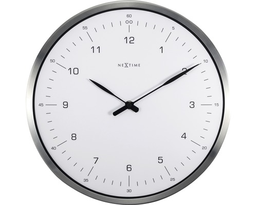 Horloge murale 60 minutes blanc Ø 33 cm