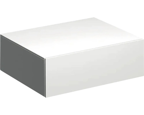Armoire latérale GEBERIT Xeno² blanc haute brillance 1 coulisse 58x20 cm 500507011 Réservoir de chasse d''eau blanc