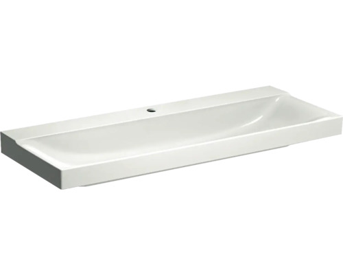 Lavabo GEBERIT Xeno² 120 cm blanc avec émail spécial KeraTect® 500551011