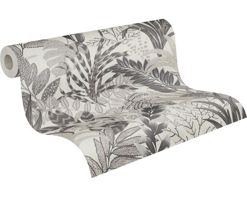 Rouleau de papier peint avec motif de feuilles