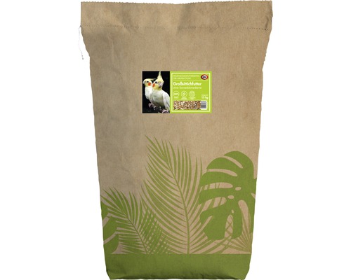 Nourriture pour grandes perruches elles sans graines de tournesol 15 kg