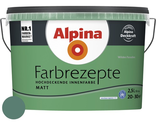 Peinture murale Alpina Farbrezepte Paradis sauvage 2,5 l