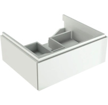 Meuble sous vasque GEBERIT Xeno² blanc haute brillance 1 coulisse pour 60 cm 500505011