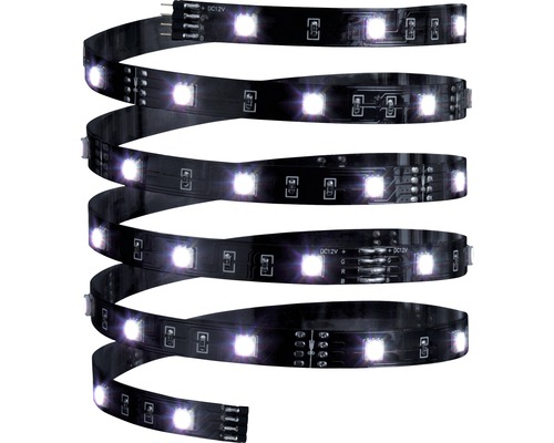 YourLED Eco RGB Strip 3 m 630 lm 90 LED´s schwarz unbeschichtet 12V Smart Home-fähig nach Erweiterung