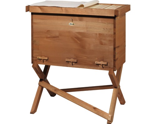 Ruche en bois avec support