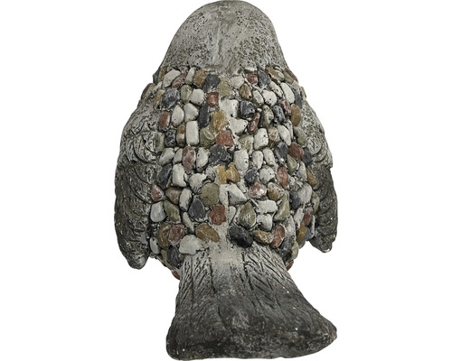 Gartenfigur Eule, Rückansicht