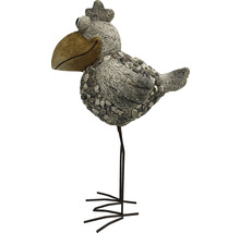 Figurine d''oiseau décorative pour le jardin avec décor en pierre