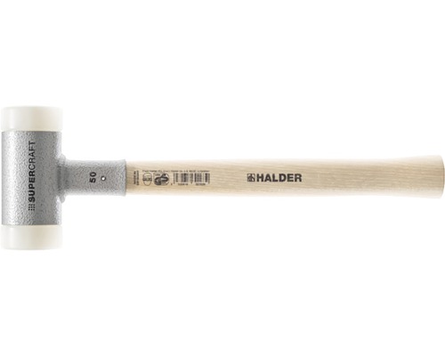 Marteau non-destructif sans rebond HALDER Supercraft Ø 40 mm, manche en bois d'ickory