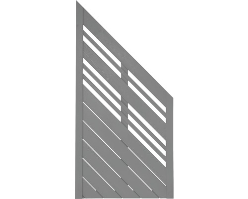 Élément de finition Konsta Reddy à droite 90 x 180/90 cm gris basalte