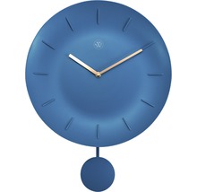 Horloge murale Bowl turquoise 30x40 cm