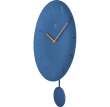 Horloge murale Bowl turquoise 30x40 cm