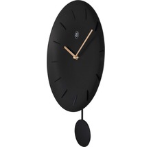 Wanduhr Bowl schwarz 30x40 cm
