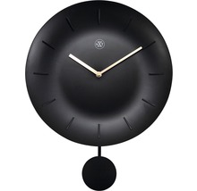 Wanduhr Bowl schwarz 30x40 cm