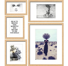 Gerahmtes Bild Beauty 5er-Set 53x65 cm