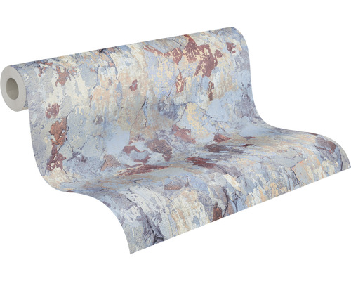 Rouleau de papier peint avec motif de maçonnerie