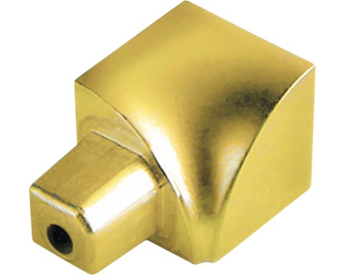 Innenecke Durondell Aluminium eloxiert Gold YI 2 Stück