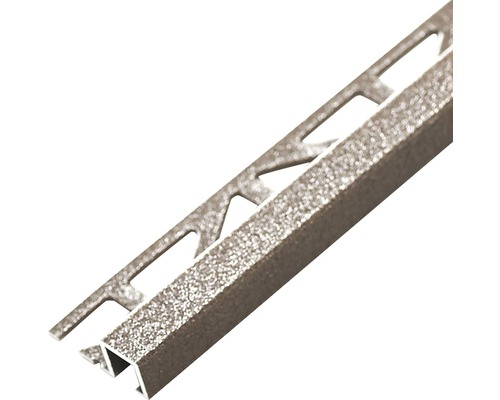 Profilé de finition rectangulaire Dural Squareline 11 mm longueur 250 cm aluminium marron