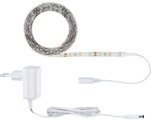 SimpLED Betriebsfertiges Stripset 1,5 m 5W 288 lm 3000 K 90 LED´s beschichtet 12V LED Streifen mit Netzteil