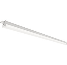 Réglette fluorescente LED pour pièce humide IP65 1x38W 5100 lm 4000 K blanc neutre Lxh 1158x54 mm