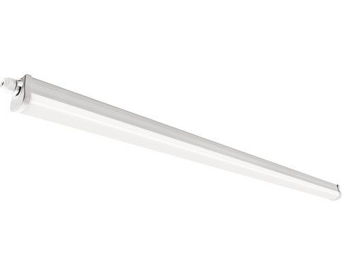 Réglette fluorescente LED pour pièce humide IP65 1x38W 5100 lm 4000 K blanc neutre Lxh 1158x54 mm Réglette fluorescente LED pour pièce humide IP65 1x38W 5100 lm 4000 K blanc neutre Lxh 1158x54 mm