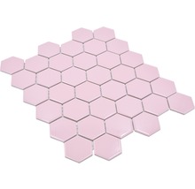 Tapis de mosaïque avec carreaux de céramique hexagonaux