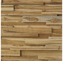 Pierre de parement en bois Ultrawood Linari Natural 10 x 78 cm également pour extérieur-thumb-1