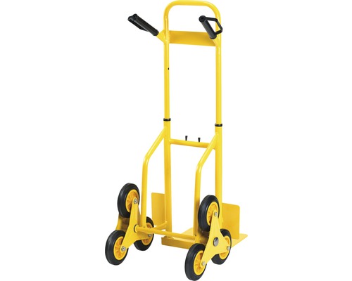 Diable d''escalier en acier avec six roues et poignées