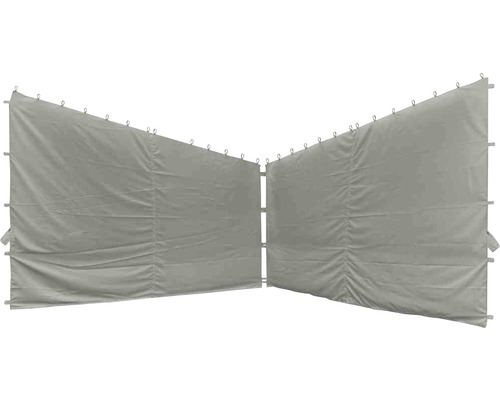 Clôture de confidentialité en tissu avec œillets de fixation