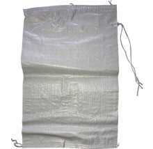 Sac en tissu/Sac à sable avec lien PP-plastique blanc 60 cm x 40 cm paquet = 10 pces