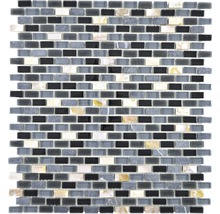 Mosaïque en verre et coquillage