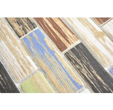 Mosaïque aspect bois