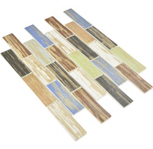 Mosaïque avec aspect bois