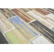 Mosaïque aspect bois