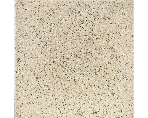 Terrassenplatte Arena gelb 40 cm x 40 cm x 3,9 cm Fliesenmuster mit gesprenkelter Textur