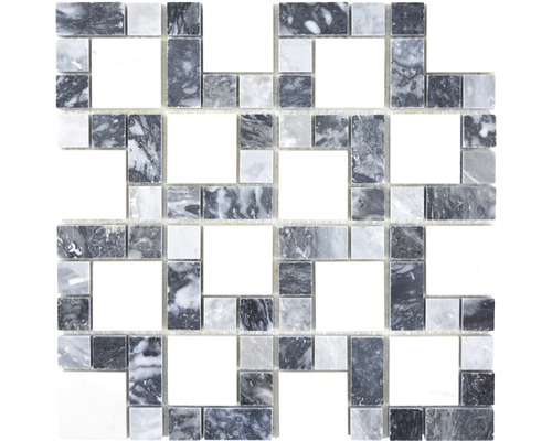 Mosaik XNM MC749 30,5x30,5 cm Kombination Stein mix