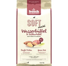 Verpackung von Bosch Soft Maxi Wasserbüffel und Süßkartoffel Hundefutter
