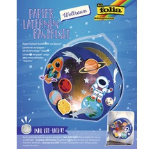Kit de bricolage de lanternes en papier sur le thème de l''espace avec lumière LED incluse
