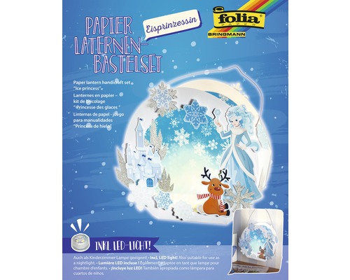 Kit de bricolage lampion Reine des neiges