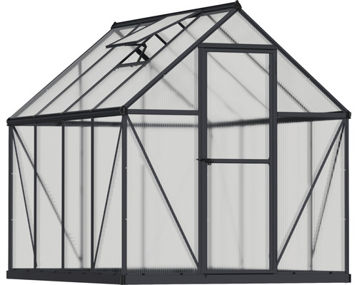 Serre avec porte et fenêtre