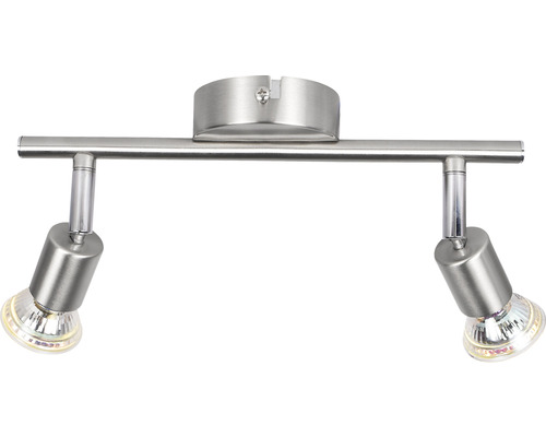Deckenleuchte mit zwei Strahlern aus Metall