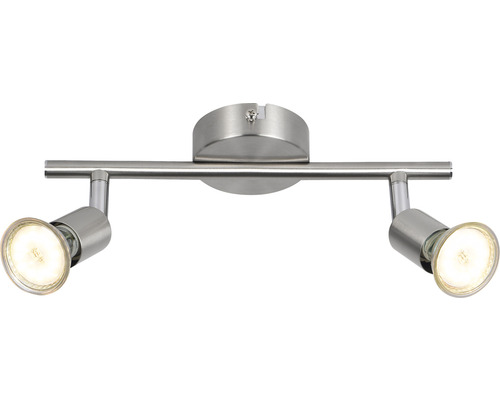 Deckenleuchte mit zwei Strahlern aus Metall