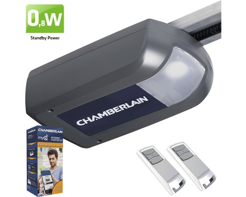 Garagentorantrieb Chamberlain ML1040EV-SMART für 13,5 m² Torfläche inkl. 4-Kanal Handsender und MyQ Starter Kit