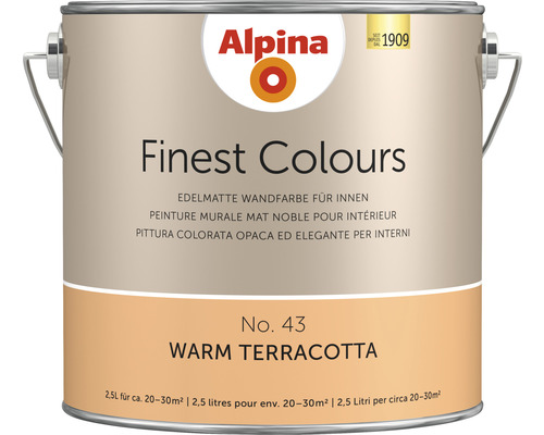 Alpina Feine Farben sans conservateur Baukunst der Sonne 2,5 L