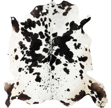 Peau de vache Glam 210 noir-blanc 135x165 cm (cuir véritable)-thumb-0