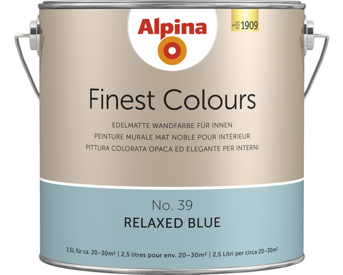 Peinture murale Alpina Feine Farben sans conservateur Source des érudits 2,5 l