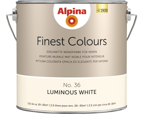 Peinture murale Alpina Feine Farben sans conservateur Fille de l'Antiquité 2,5 l